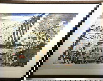 Dong Kingman; 20thC. American Modernist Watercolor Signed