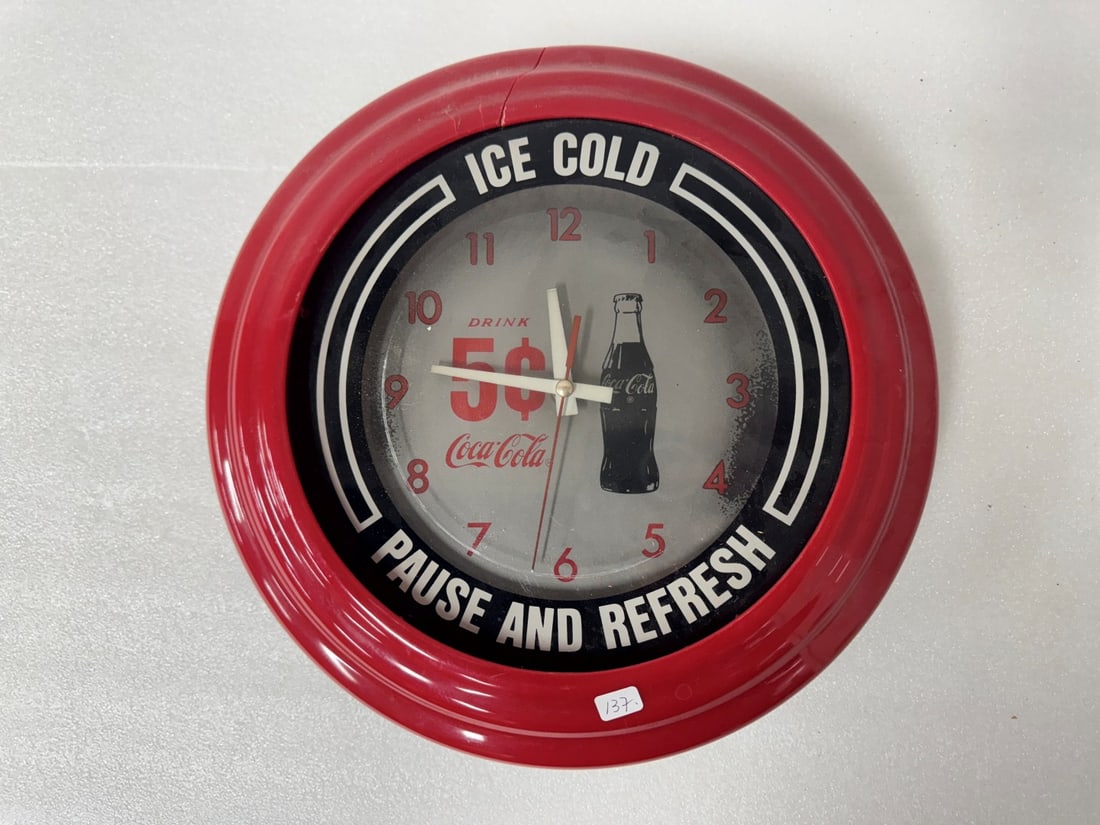 Coca Cola Wall Clock (1 of 2)