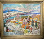 Fern Coppedge; Important American Oil Valley Landscape Signed