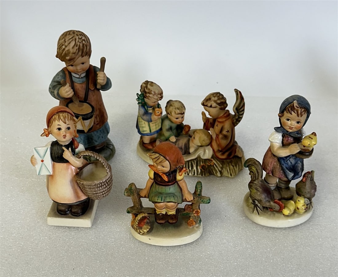 Hummel Figures (4) & Goebel (1) (1 of 3)