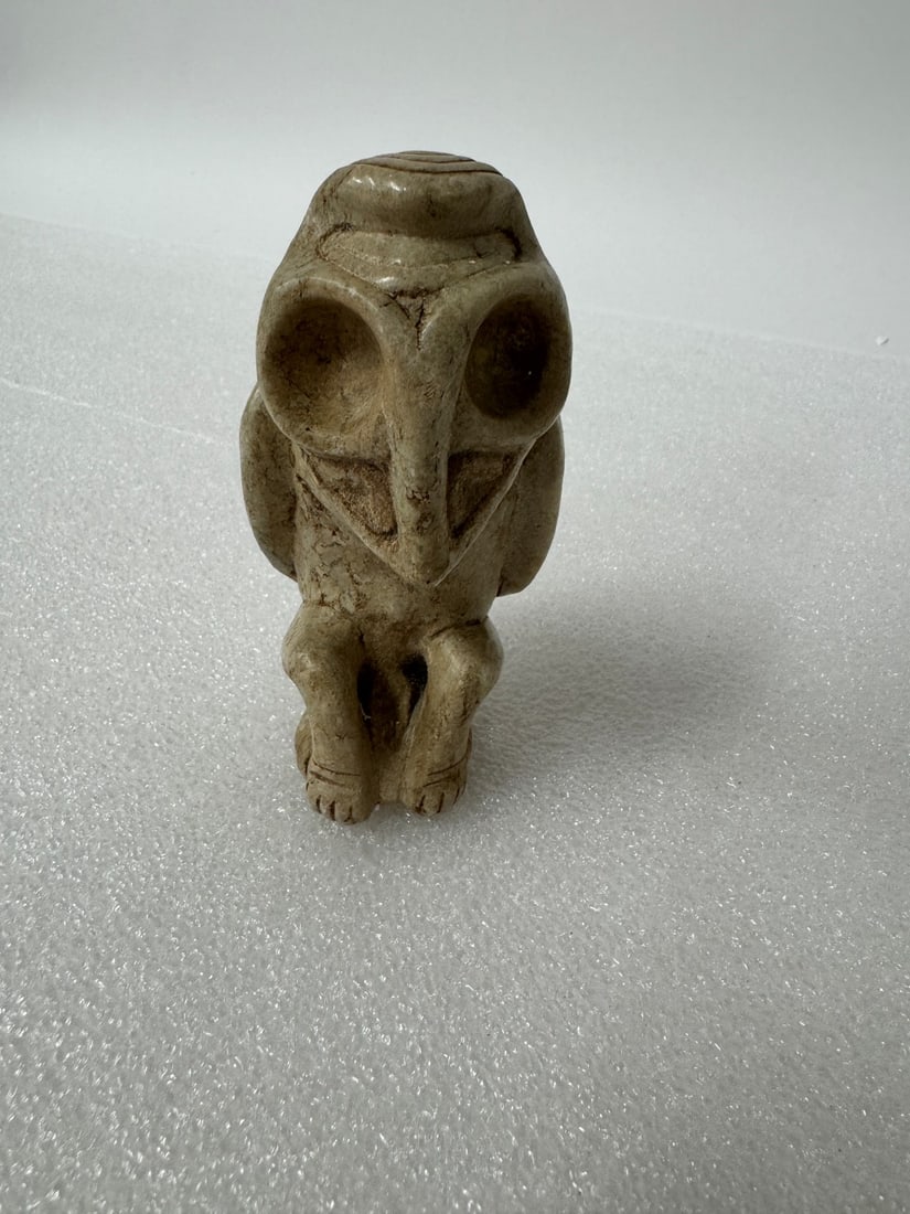 Taino Arawak Stoneware: Carribean Islands 1000-1500 B.C. 4.25"H by 2.25"W.