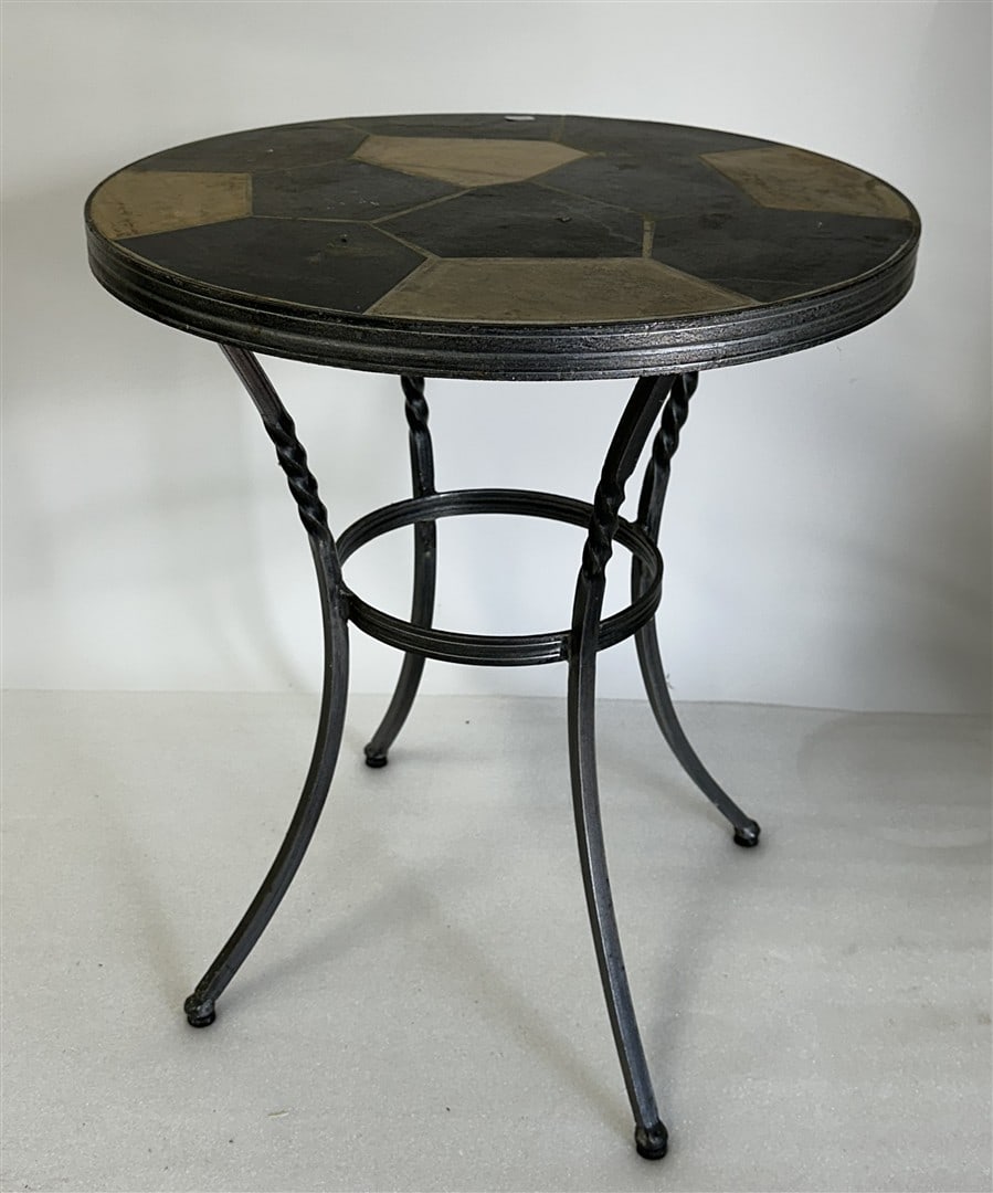 Stone Top Iron Table (1 of 2)