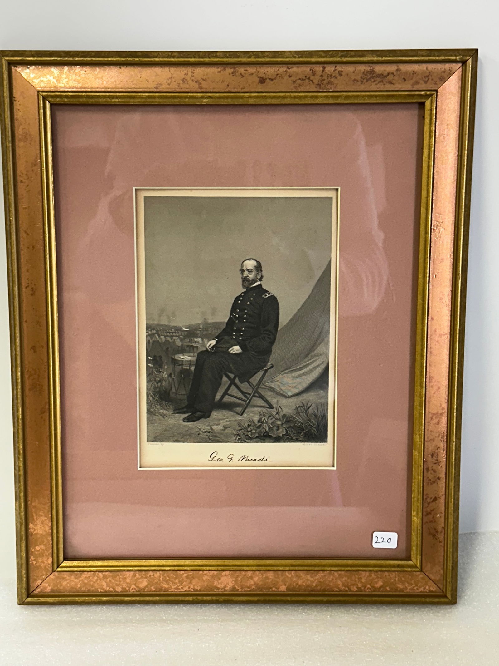 Geo. G. Meade Engraving after a Painting by Chappel (1 of 3)