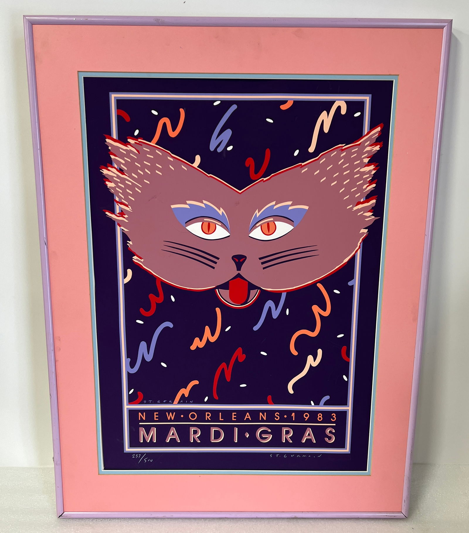 New Orleans Mardi Gras Poster 1983 (1 of 4)