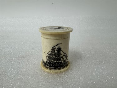 Scrimshaw Box Nautical Decoration