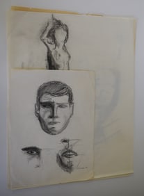 P.W. Charapko Sketches (5) Sgd.