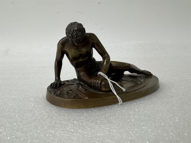 19th C. Bronze. The Dying Gaul