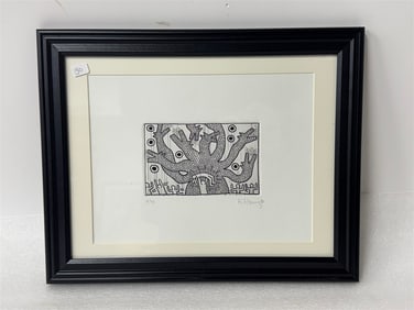 Keith Haring Original Lithograph Sgd