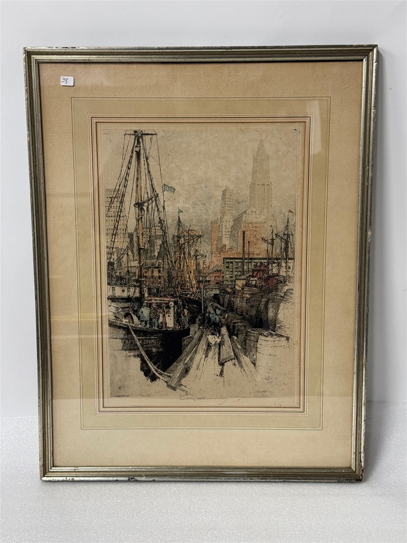 Luigi Kasimir. Ltd. Ed. Lithograph NY (1 of 4)