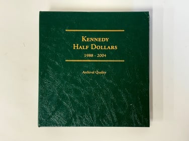 Complete Set Kennedy Halves '88-2004 64 coins