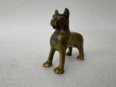 Bronze Dog Figure