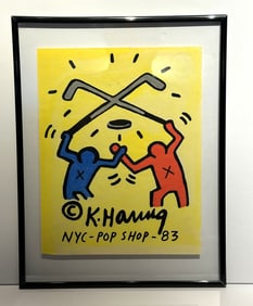 Keith Haring; 20thC. Felt -Tip Drawing