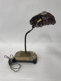 Moroccan Fiigreed Marble Desk Lamp