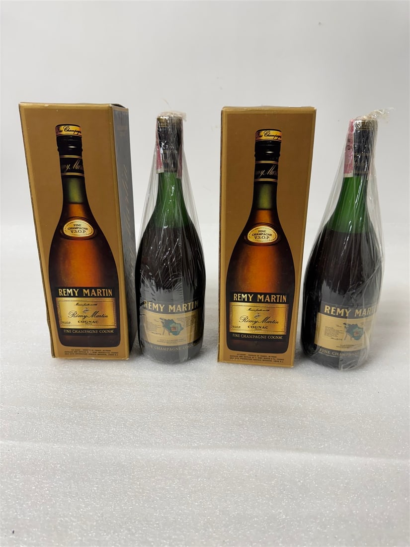 Remy Martin Fine Champagne Cognac VSOP (2): In the original boxes. Unopened