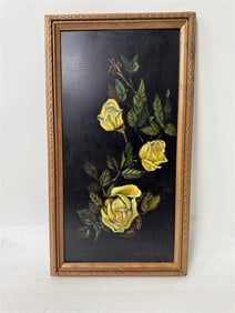 George C. Lambdin (Am) Oil Roses Sgd.