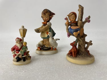 Collectible Hummel and Sebastian Figures (3)