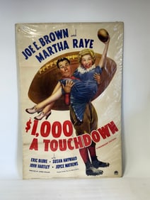 $1000 a Touchdown Poster