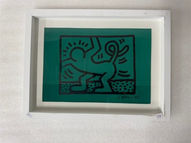 Keith Haring Sgd & Dtd