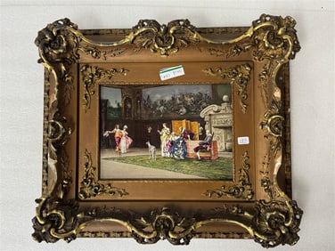 Italian Painting on Porcelain, 19th C.