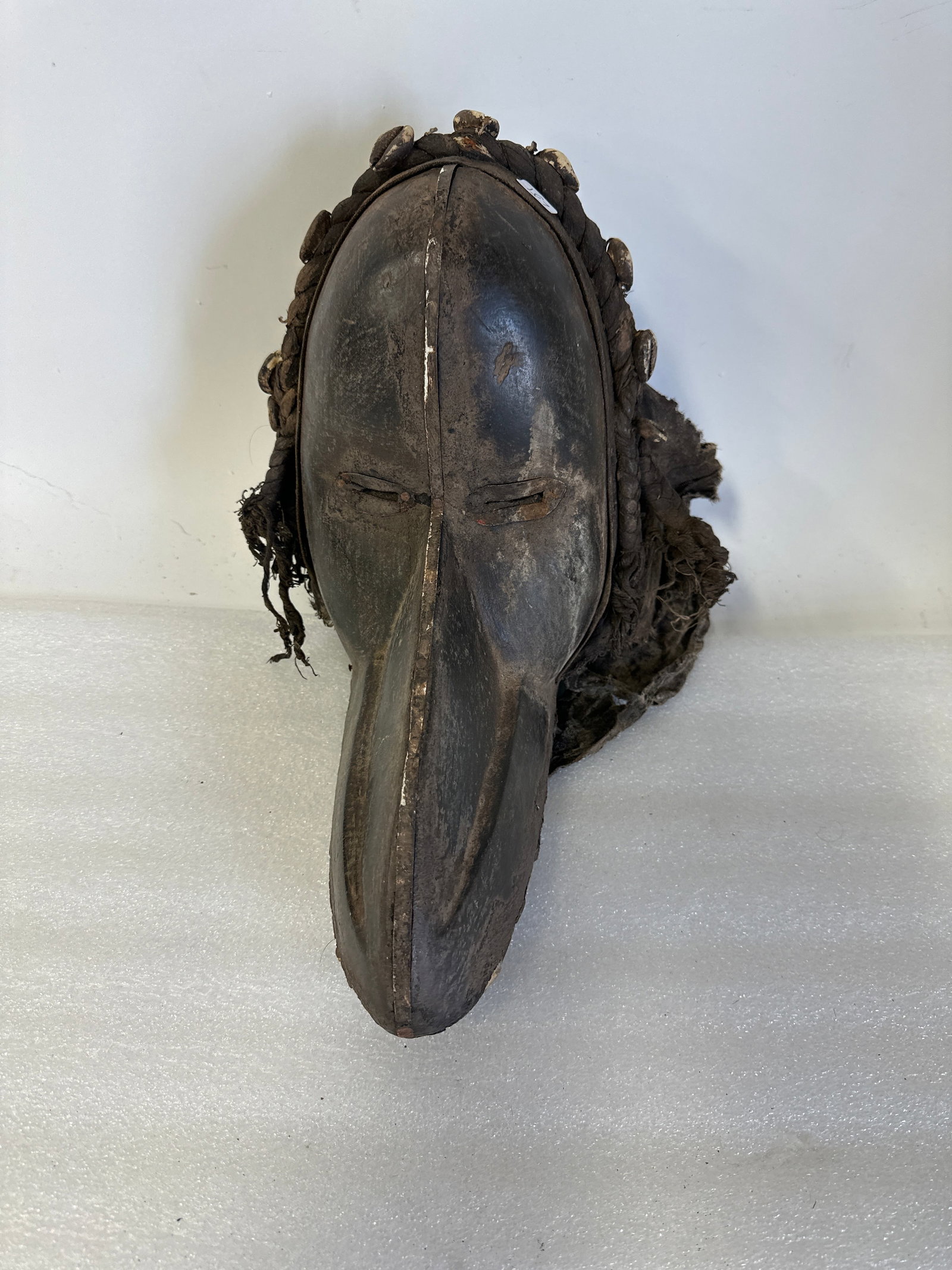 Carved Wooden African Mask: as pictured