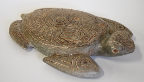 Taino Arawak Stoneware Turtle