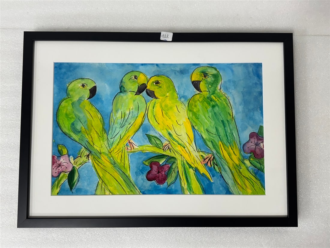 Walasse Ting Multi Media. Sgd. (1 of 3)