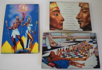 Conrad. Oils on Panel (3)