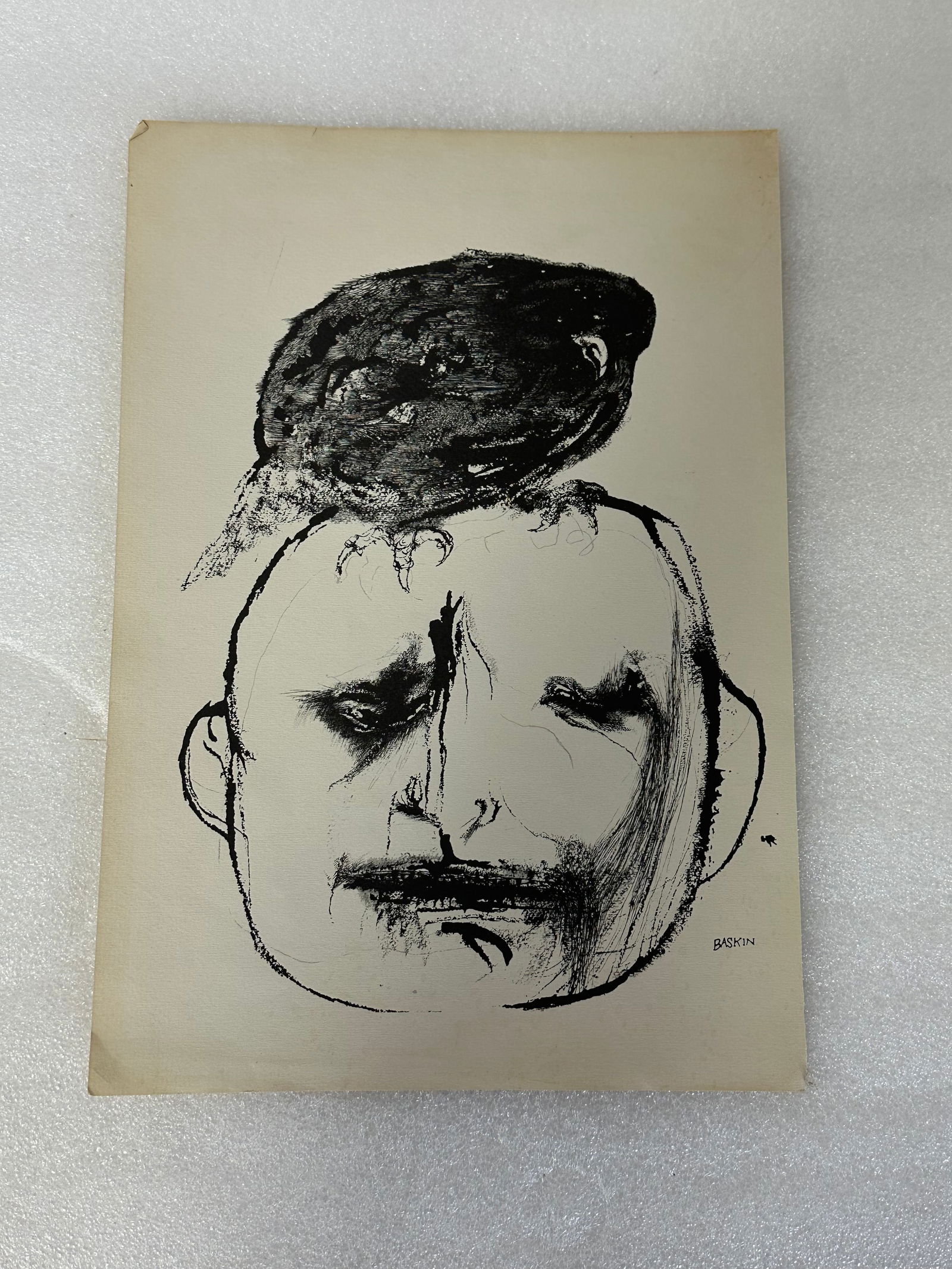 Leonard Baskin Lithograph