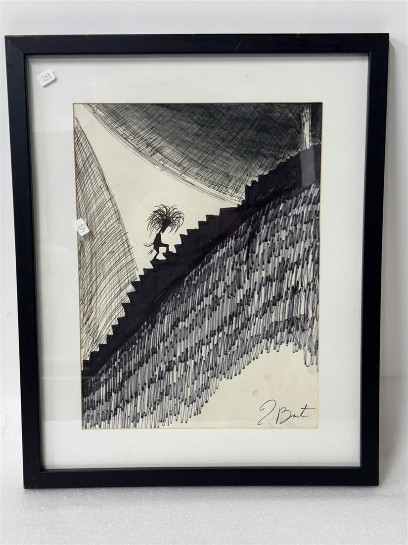 Tim Burton Drawing. Signed (1 of 3)