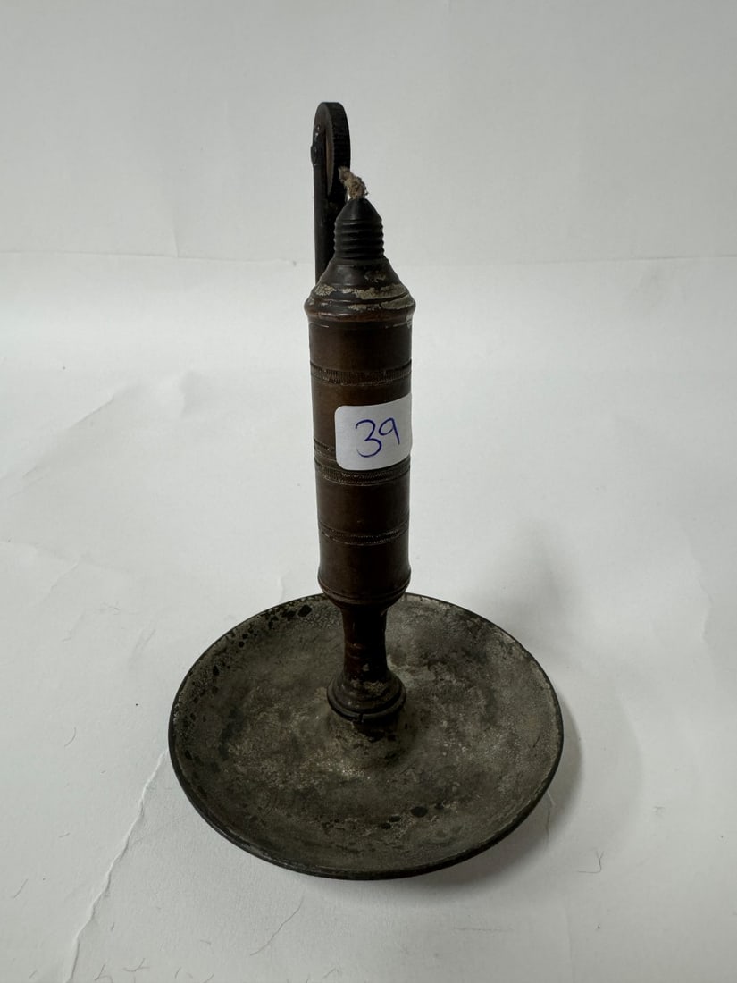 Unusual 19th C, Candlestick (1 of 2)