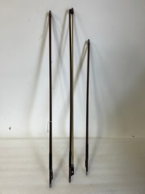 Antique Violin Bows (3) All Sgd. Glasser