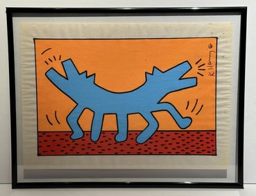 Keith Haring; 20thC. Felt -Tip Drawing