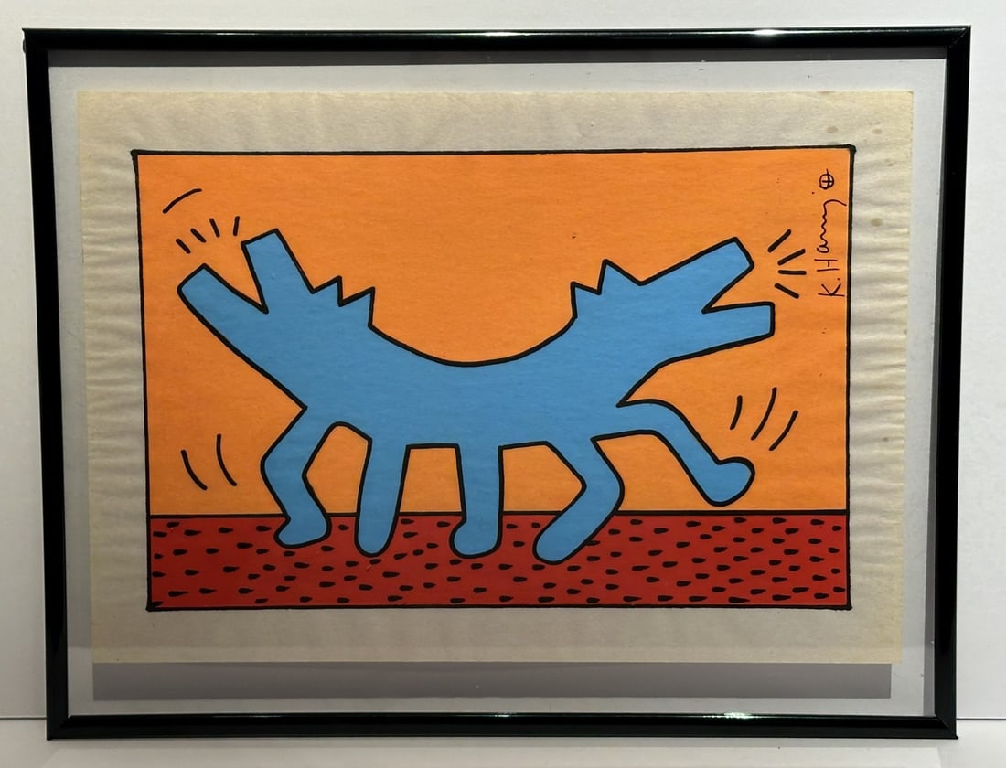 Keith Haring; 20thC. Felt -Tip Drawing (1 of 4)