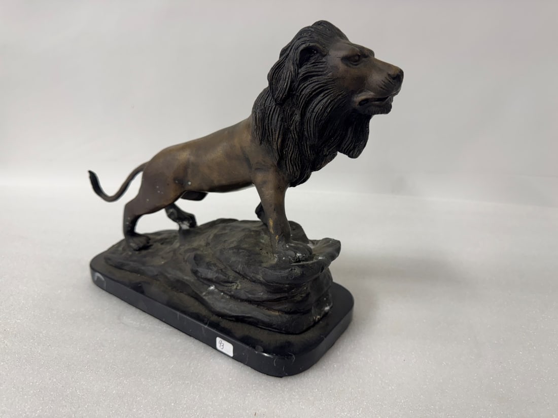 Louis Vidal. Bronze . Lion Figure (1 of 2)