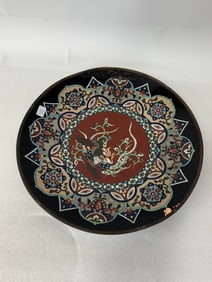 Monumental Antique Cloisonne Charger