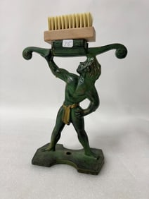 Hercules Figural Shoe Scraper
