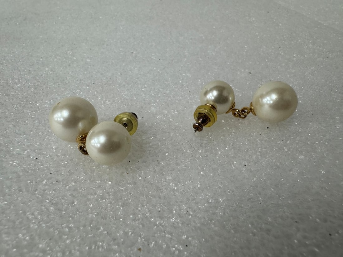 Double Pearl Earrings (1 of 2)