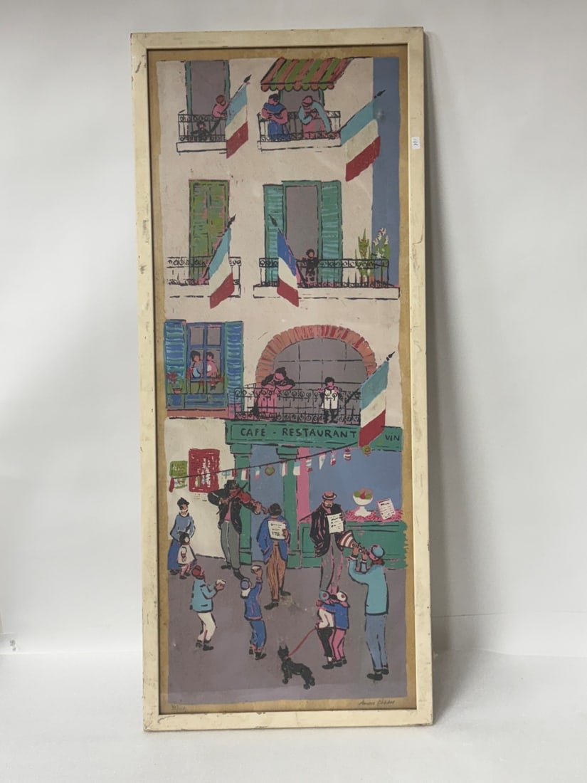 Moura Chabor French Lithograph Sgd (1 of 4)