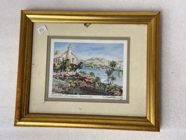 C. Hokding. Engraving Bermuda