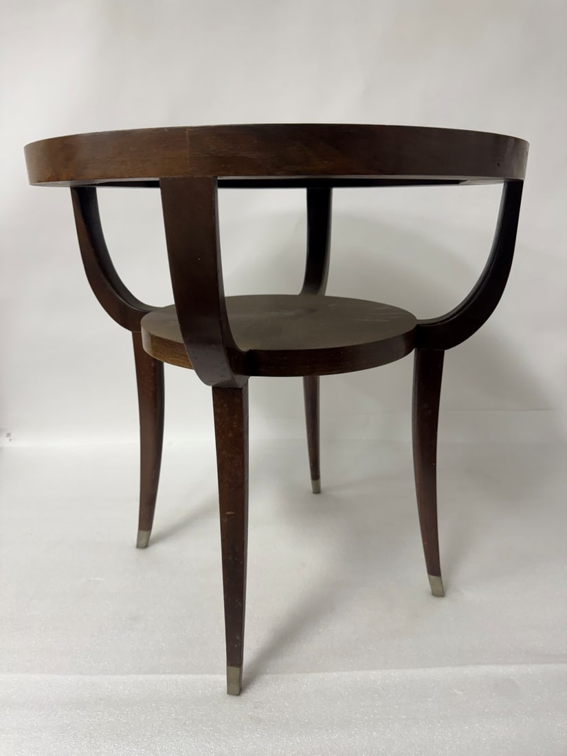 Mahogany One Shelf Table: Vintage 23'H x 22"W