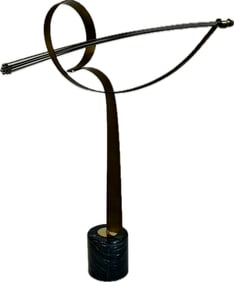 Curtis Jere; 20thC. Modernist Mixed Metal Sculpture