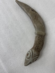 Taino Arawak Stoneware "Snake"