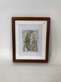 Pablo Picasso Signed Graphite Drawing