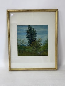 Xavier J. Barile. Oil. Landscape. Sgd.