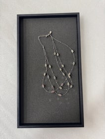 Lia Sophia Three Strand Designer Necklace