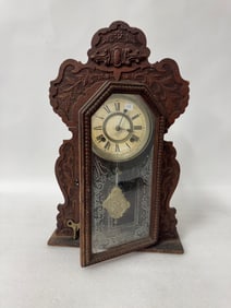 Ansonia Clock Co. Gingerbread Shelf Clock