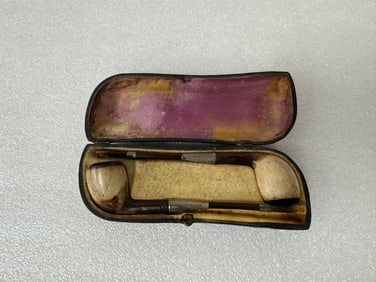 Pr. Dutch Smoking Pipes in Original Case
