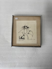 Jack Brusca Sgd. & Dated Graphite Drawing