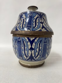 19th C. Moroccan Ceramic Jar
