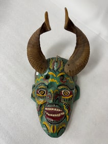 South American Polychromed Mask